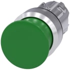 SIEMENS - SIE3SU10501AD400AA0 Pulsante a fungo, 22 mm, rotondo, in metallo lucido, colore verde, 30 mm