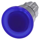 SIEMENS - SIE3SU10511BA500AA0 PULS.LUM.FUNGO BLU SBLOC. TRAZ. 40MM