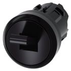 SIEMENS - SIE3SU10003EA100AA0 SELETTORE A LEVETTA 2POS.MANT.PLASTICA