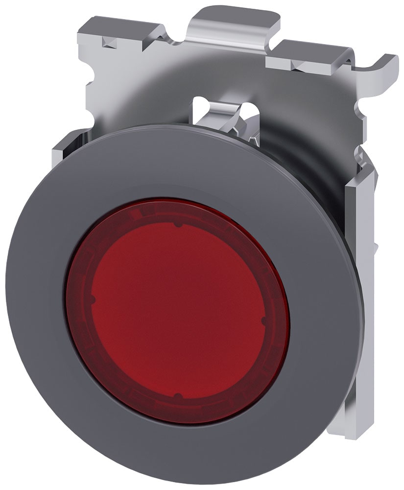 SIEMENS - SIE3SU10610JA200AA0 PULS.LUM.PASSO-PASSO ROSSO 30MM