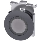 SIEMENS - SIE3SU10610JD700AA0 Pulsante, illuminato, come indicatore luminoso, 30 mm, rotondo, in metallo opaco, trasparente