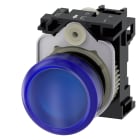 SIEMENS - SIE3SU11066AA501AA0 IND.LUM.BLU LENTE LISCIA LED 230V AC