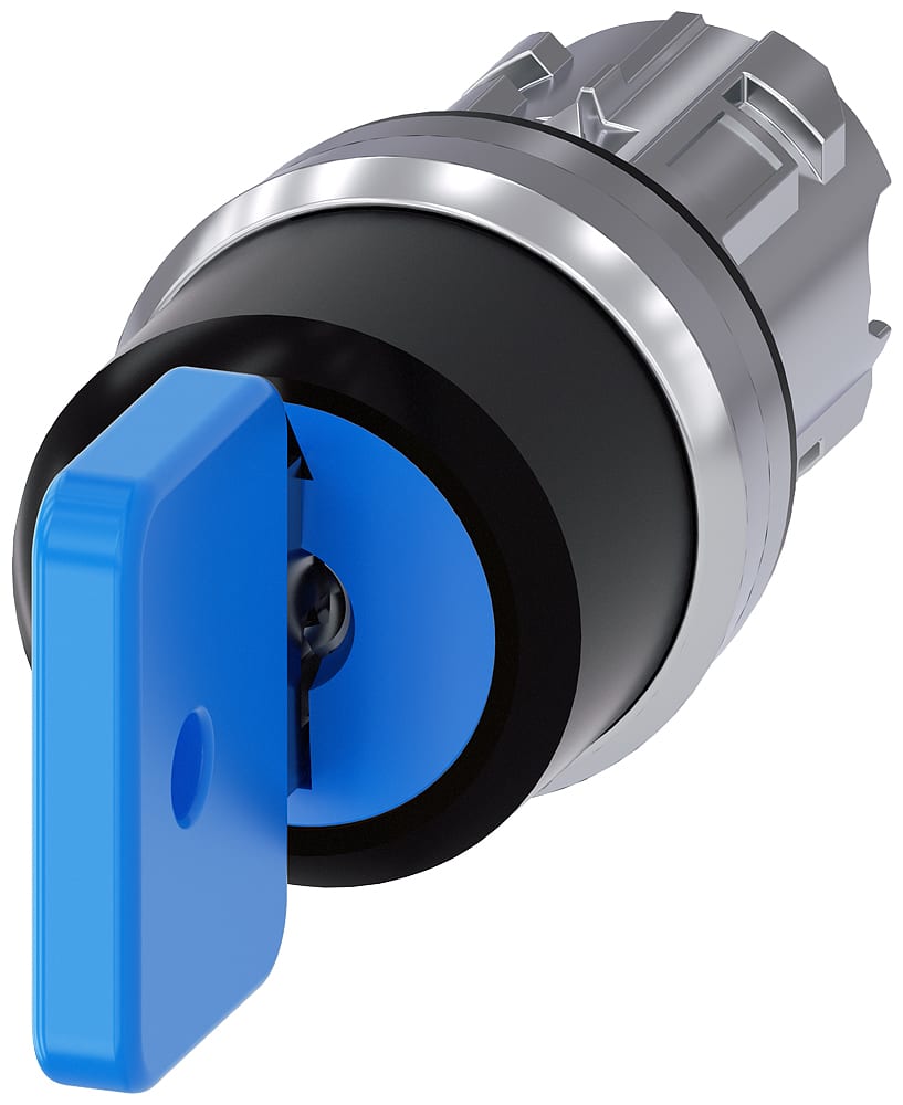 SIEMENS - SIE3SU10504GL010AA0 SEL.KEY 73038 AZZURRO 3POS I-0-II, 0
