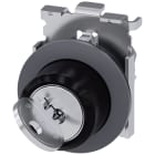 SIEMENS - SIE3SU10604LC010AA0 Selettore a chiave RONIS, 30 mm, rotondo, in metallo opaco, estrazione chiave O