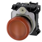 SIEMENS - SIE3SU11066AA001AA0 IND.LUM.AMBRA LENTE LISCIA LED 230V AC