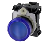 SIEMENS - SIE3SU11066AA503AA0 IND.LUM.BLU LENTE LISC.MOLL.LED 230V AC