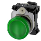 SIEMENS - SIE3SU11066AA403AA0 IND.LUM.VERDE LENTE LISC.MOLL.LED 230V A