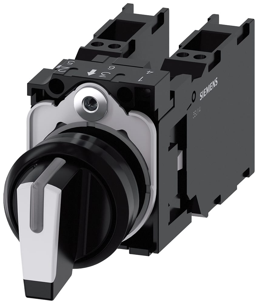SIEMENS - SIE3SU11002BL603LA0 SEL.LUM PLAST.BIA MANT.3P 2X(1NO+1NC) MO