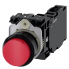 SIEMENS - SIE3SU11000BB201FA0 PULS.SPORG MOMENT.PLAST.ROSSO 1NO+1NC VI