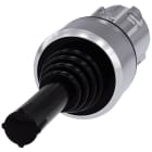 SIEMENS - SIE3SU10507AC880AA0 Manipolatore joystick, 22 mm, rotondo, in metallo lucido, colore nero, orizzontale