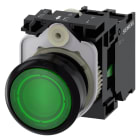 SIEMENS - SIE3SU11060AB401BA0 PULS.LUM.PIATTO VERDE LED 230V AC 1NA