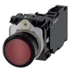 SIEMENS - SIE3SU11030AB201FA0 PULS.LUM.PLAST.ROSS.MOMEN.1NO+1NC LED110