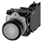 SIEMENS - SIE3SU11020AB603FA0 PULS.LUM.PLAST.BIANC MOMEN.1NO+1NC LED24