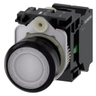 SIEMENS - SIE3SU11060AB603BA0 PULS.LUM.PIATTO BIANCO MOLLA 230V AC 1NA