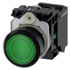 SIEMENS - SIE3SU11020AB403BA0 PULS.LUM. VERDE MOLLA LED 24V UC 1NA