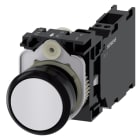 SIEMENS - SIE3SU11000AB603FA0 PULS. MOMENT.PLAST.BIANC 1NO+1NC MOLL