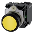 SIEMENS - SIE3SU11000AB303BA0 PULS. PIATTO GIALLO MOLLA 1NA