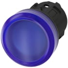 SIEMENS - SIE3SU10016AA500AA0 Indicatore luminoso, 22 mm, rotondo, in plastica, colore blu, gemma, liscia