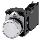 SIEMENS - SIE3SU11500AB603FA0 PULS. MOMENT.MET.BIANC 1NO+1NC MOLLA