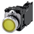 SIEMENS - SIE3SU11530AB303FA0 PULS.LUM.MET.GIAL MOMENT 1NO+1NC LED110V