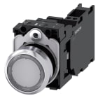 SIEMENS - SIE3SU11560AB703FA0 PULS.LUM.MET.TRAS MOMENT 1NO+1NC LED230V