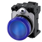 SIEMENS - SIE3SU11526AA503AA0 IND.LUM.BLU LENTE LISC.MOLL.LED 24V UC