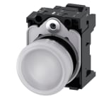 SIEMENS - SIE3SU11526AA603AA0 IND.LUM.BIANCO LENTE LISC.MOLL.LED 24V D