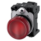 SIEMENS - SIE3SU11566AA203AA0 IND.LUM.ROSSO LENTE LISC.MOLL.LED 230V A