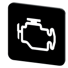 SIEMENS - SIE3SU19000AF160RY0 TARGH.ADES. NERA 22X22MM SCRIT. MOTOR