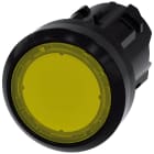 SIEMENS - SIE3SU10010AB300AA0 Pulsante, illuminato, 22 mm, rotondo, in plastica, colore giallo, bottone