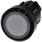 SIEMENS - SIE3SU10010AD700AA0 Pulsante, illuminato, come indicatore luminoso, 22 mm, rotondo, in plastica, trasparente