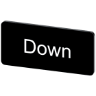 SIEMENS - SIE3SU19000AC160DM0 TARGH.ADES. NERA 12,5X27MM SCRIT. DOWN