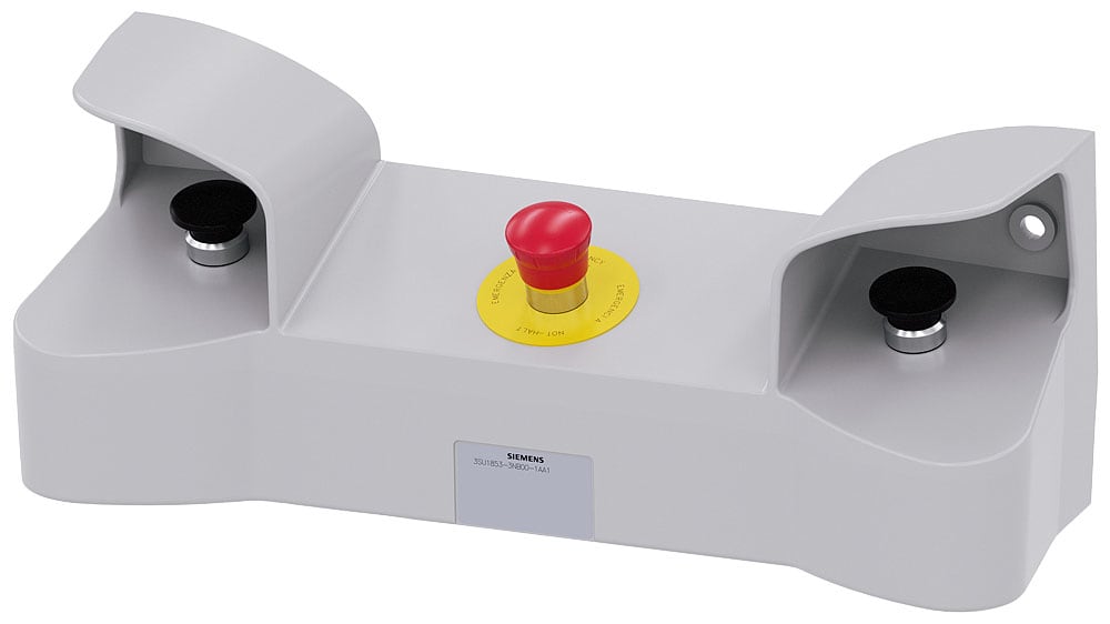 SIEMENS - SIE3SU18533NB001AA1 PULPITO BIMANUALE GRIGIO VUOTO 3 FORI