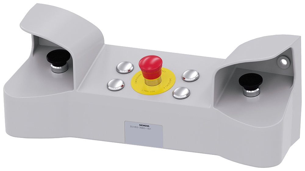 SIEMENS - SIE3SU18533NB001AD1 PULPITO BIMANUALE GRIGIO VUOTO 3 FORI