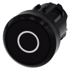 SIEMENS - SIE3SU10000AB100AD0 PULS. PIATTO NERO SCRITTA O