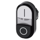 SIEMENS - SIE3SU10003BB610AK0 PULS. DOPPIO PIATT BIANCO-SPORG NERO I-O