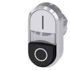 SIEMENS - SIE3SU10503BB610AK0 PULS. DOPPIO PIATT BIANCO-SPORG NERO I-O