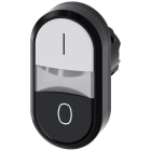 SIEMENS - SIE3SU10003AB610AK0 PULS. DOPPIO PIATTO BIANCO-NERO I-O