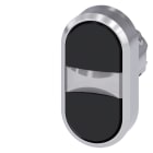 SIEMENS - SIE3SU10503AB110AA0 PULS. DOPPIO PIATTO NERO-NERO