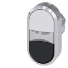 SIEMENS - SIE3SU10503AB610AA0 PULS. DOPPIO PIATTO BIANCO-NERO