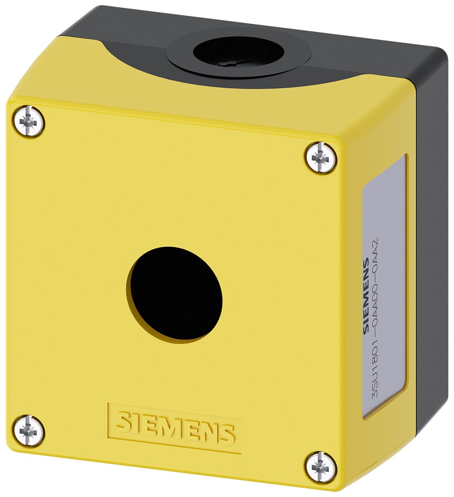 SIEMENS - SIE3SU18010AA000AA2 PULSANT.VUOTA EMERG 1 FORO SENZA COLL