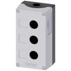 SIEMENS - SIE3SU18530AA000AB1 PULSANTIERA VUOTA GRIGIA 3 FORI
