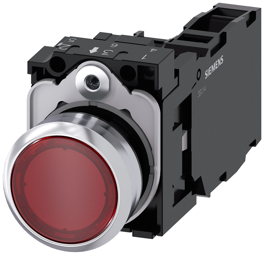 SIEMENS - SIE3SU11520AB201FA0 PULS.LUM.MOMENT MET ROS 1NO+1NC 24V VITE