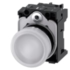SIEMENS - SIE3SU11526AA601AA0 IND.LUM.BIANCO LENTE LISCIA LED 24V UC