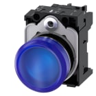 SIEMENS - SIE3SU11566AA501AA0 IND.LUM.BLU LENTE LISCIA LED 230V AC