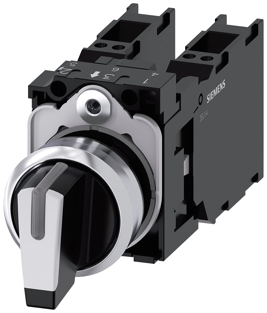 SIEMENS - SIE3SU11502BM603LA0 SEL.LUM MET BIA MOMENT.3P 2X(1NO+1NC) MO