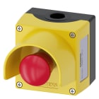 SIEMENS - SIE3SU18510NB002AC2 PULSANT.F.EMERG 1FORO.1NC,1NC CON COLL
