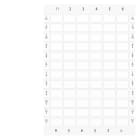 SIEMENS - SIE3SU19000BK610AA0 Targhette identificative, su portatarghetta 17,5 x 27 mm, colore bianco