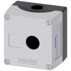 SIEMENS - SIE3SU18510AA000AB1 Pulsantiera per dispositivi di comando, 22 mm, rotondi, in metallo, colore grigio, 1 punto di comando