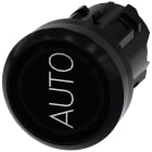 SIEMENS - SIE3SU10010AB100AQ0 PULS. PIATTO LUM.NERO SCRITTA AUTO